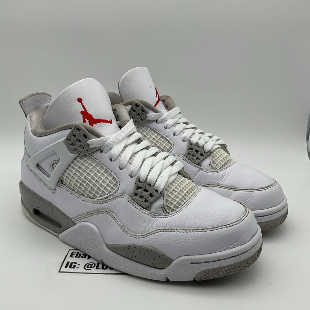 Size 8 - Jordan 4 Retro‎ Mid White Oreo (CT8527-100) - Picture 4 of 8